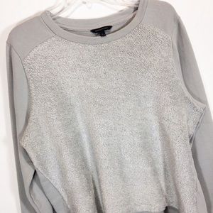 3/$25 Banana Republic Silver Foil Sweatshirt
